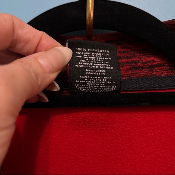 Chicago Bulls Official NBA Full Zip-Up Track Jacket Red Black Size XL - Picture 4 of 8